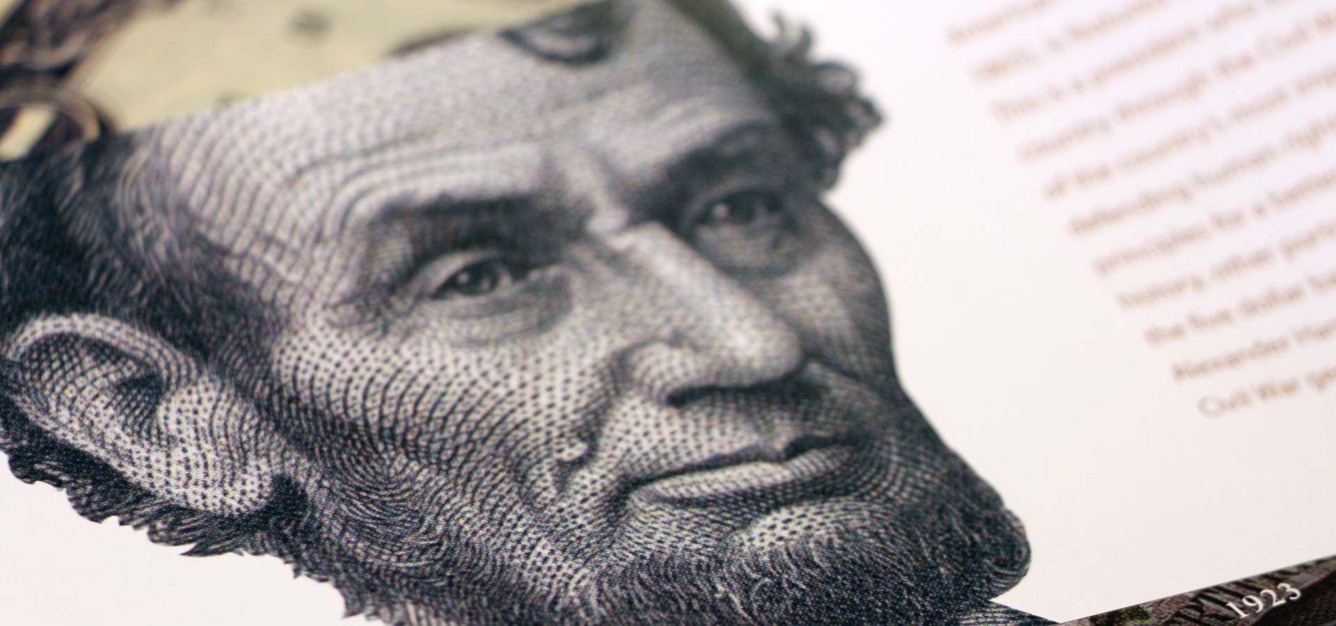 Lincoln portraits in currency